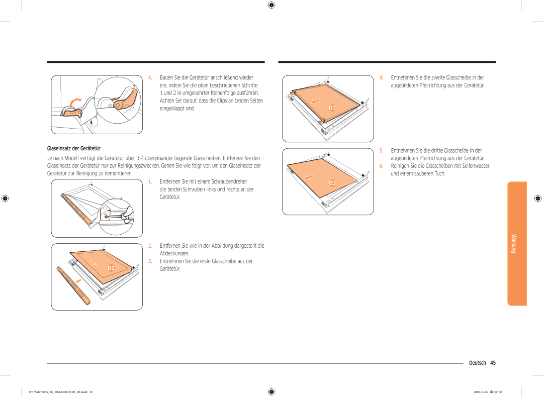 Samsung NV73M9770BS/EG manual Deutsch  